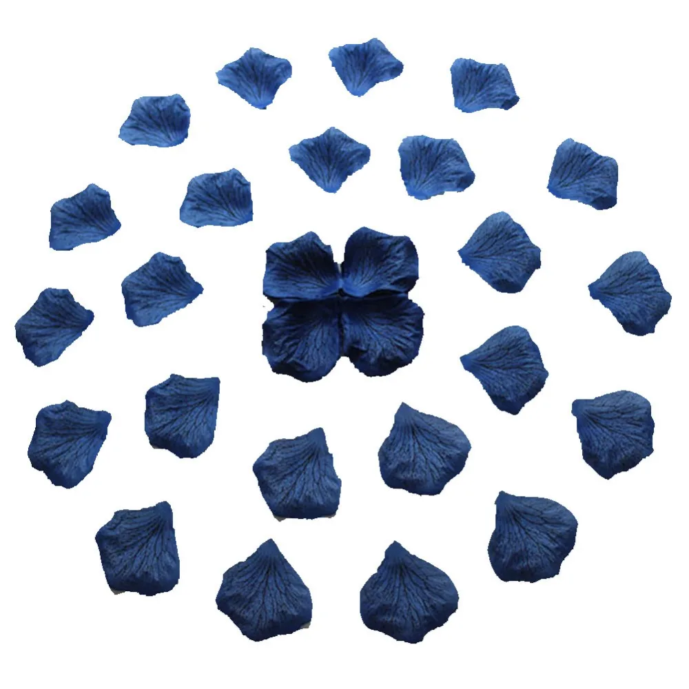 100 шт./лот лепестки роз и цветов шелковые свадебные украшения декор для вечеринки