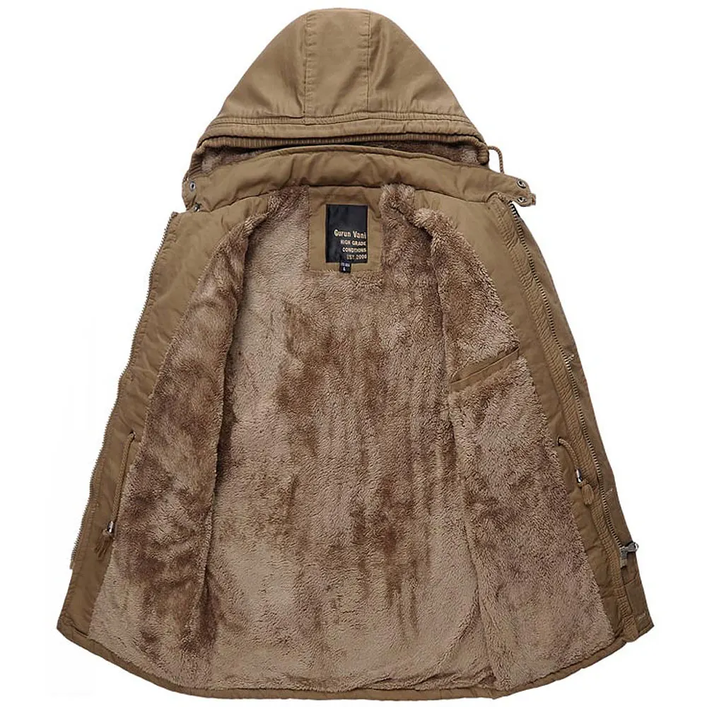 2021 новый дизайн для мужчин с капюшоном хлопковая куртка зимняя одежда подкладкой