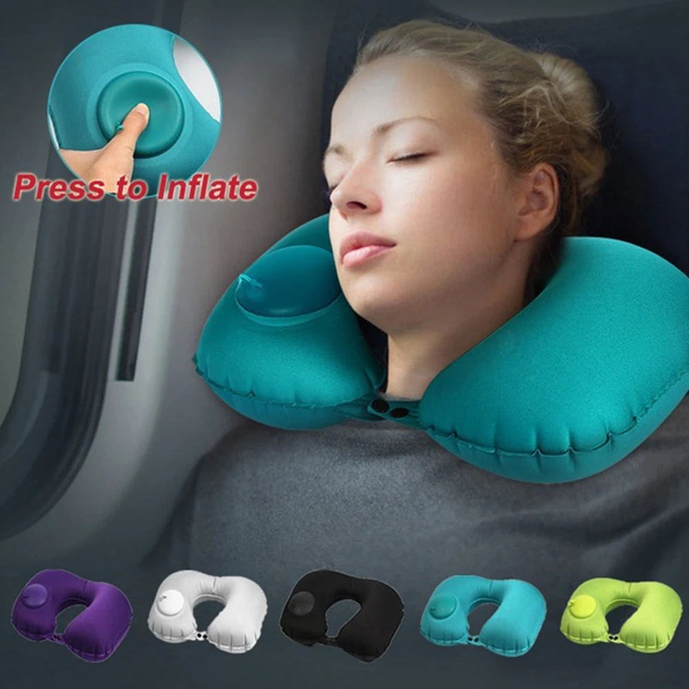 Eyes care Set 3D Sleeping Eye Mask Blindfold Cover Shadow Neck Protection Soft U-Shape Pillow for Traveling Airplane | Красота и