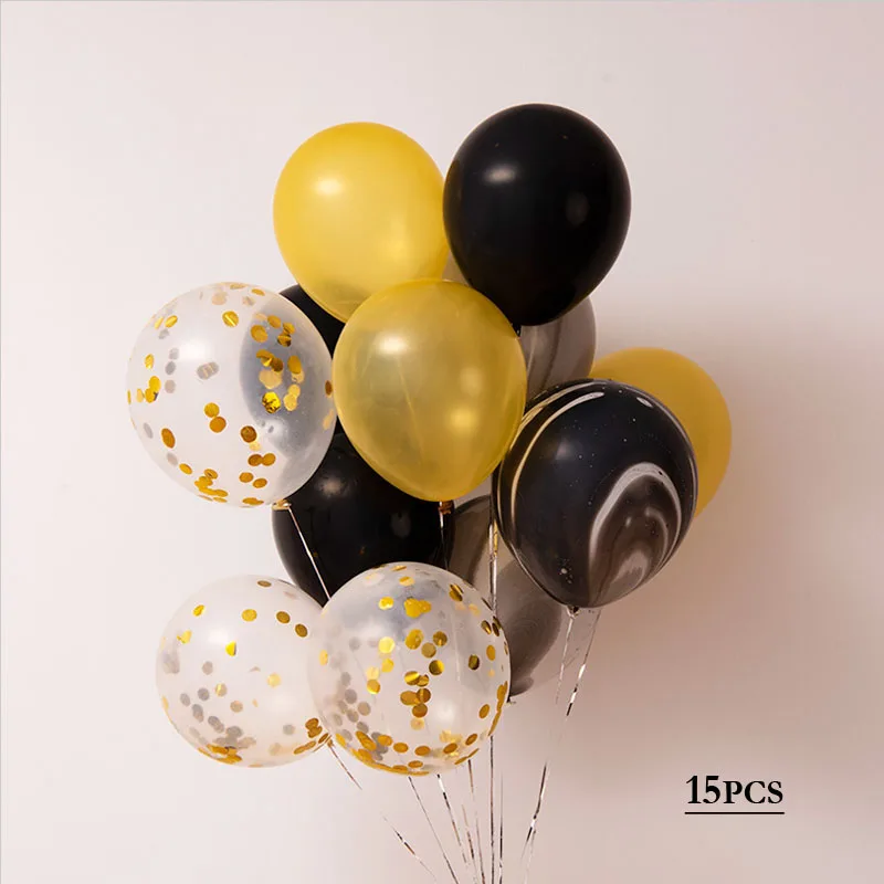 15pieces style 7 15 шт. 12 дюймов воздушный шар "Конфетти" Свадебные украшения надувные прозрачные латексные воздушные шары на день рождения разноцветные конфетти вечерние украшения - Цвет: 15pieces style 7