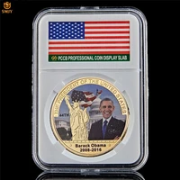 us 44th president black obama white house inauguration goldsilver token usa challenge commemorative coin collection wpccb box