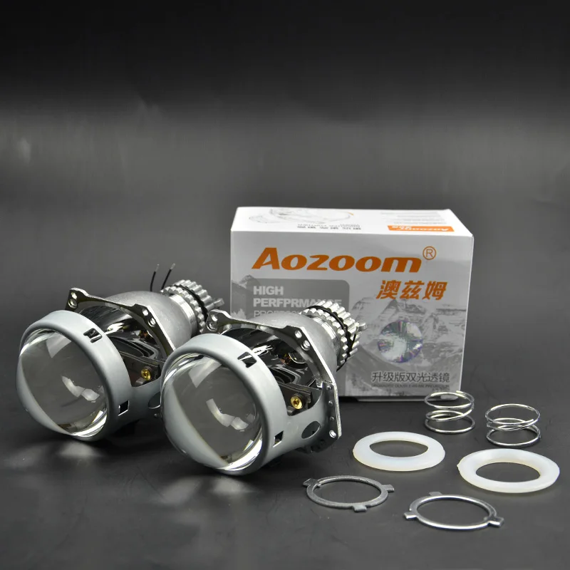 Aozoom Новое поступление неразрушающий металлический 3 0 ''H4 HID Bi Xenon объектив