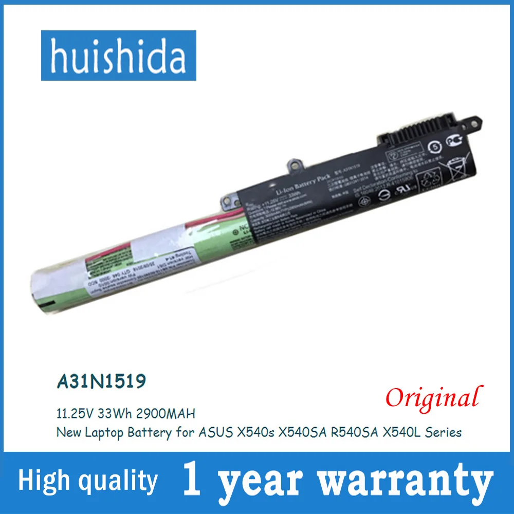 11 25 V 33Wh A31N1519 новая Оригинальная серия Аккумулятор для ноутбука Asus X540SA X540LJ X540S R540UP