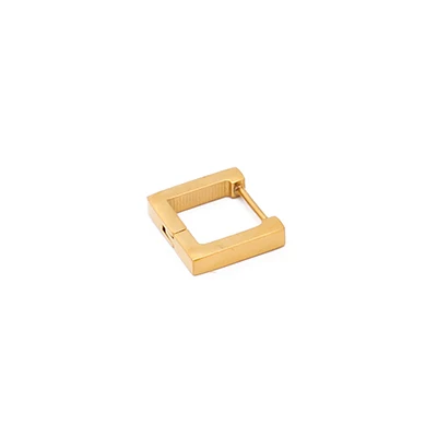 square gold 1 шт. Gethic модные треугольные квадратные серьги-гвоздики с ромбовидным сердцем из нержавеющей стали для мужчин и женщин - Окраска металла: square gold