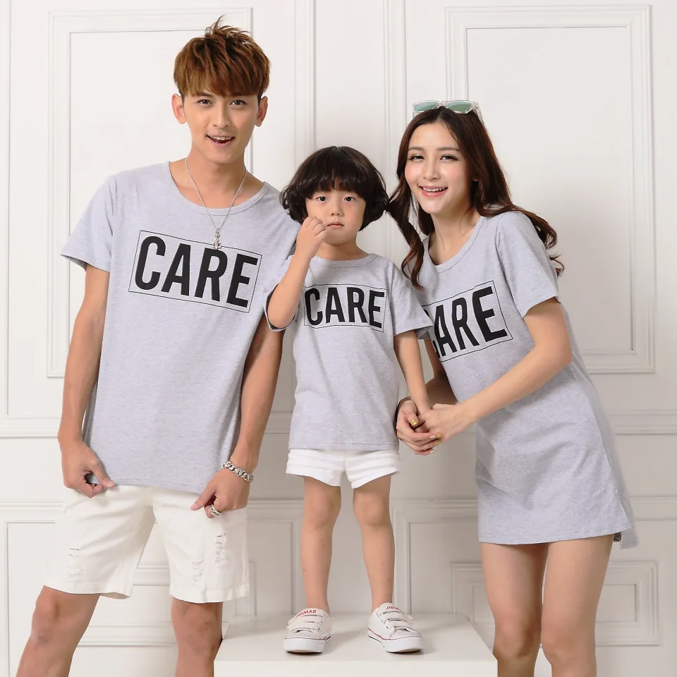 Family look next summer family matching clothes mother daughter father and son outfits mae e filha navy stripe casual shirt | Мать и