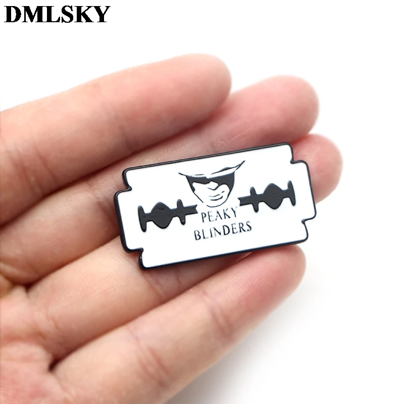 DMLSKY остроконечные шоры искусство эмалированные булавки и броши нагрудные булавки рюкзак сумки значок украшения одежды подарки M3598