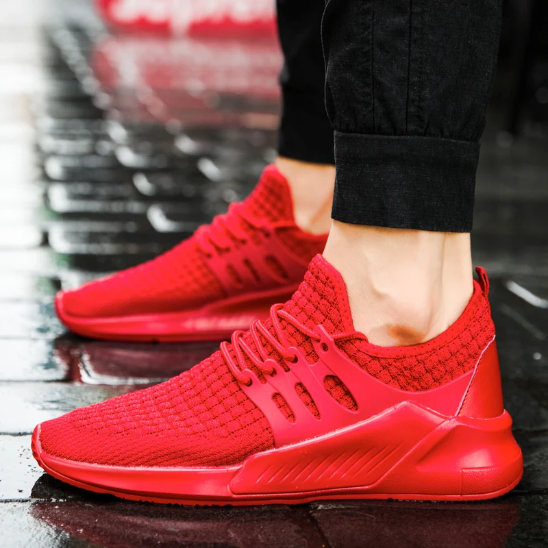 Men Shoes Sneakers Outdoor For Male Mesh Trainers lightweight Comfortable Breathable Casual | Обувь