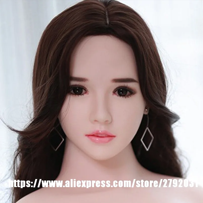 Азиатские головки для твердых силиконовых кукол любовь оральный секс кукла из