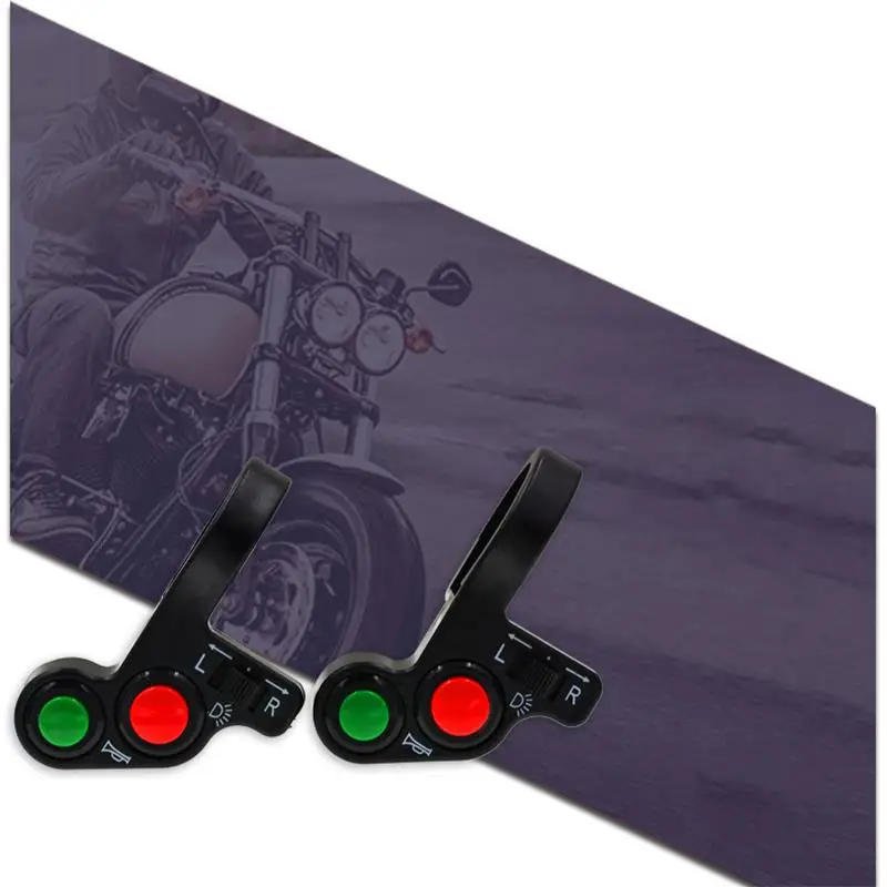 Motorcycle Switch Light 3 in 1 Turn Signal Horn ON/OFF Button Electric Bike Scooter Quad for 22mm Dia Handlebars Accessories | Автомобили