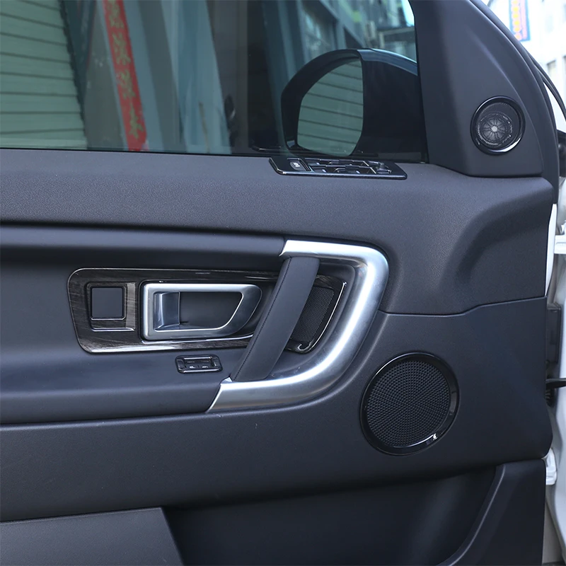 4 шт. матовые хромированные автомобильные аксессуары для Land Rover Discovery Sport 2015-17 |