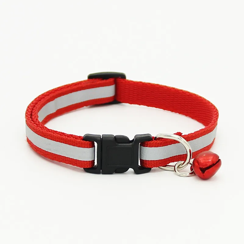 (60 Pieces/Lot)1.0cm Width Nylon Material Dog Collar Reflective Style Cat Small Pet Collars | Дом и сад