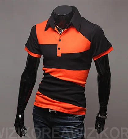 Рубашки поло с короткими рукавами уличная мода хит цвет дизайн Джокер оптовая