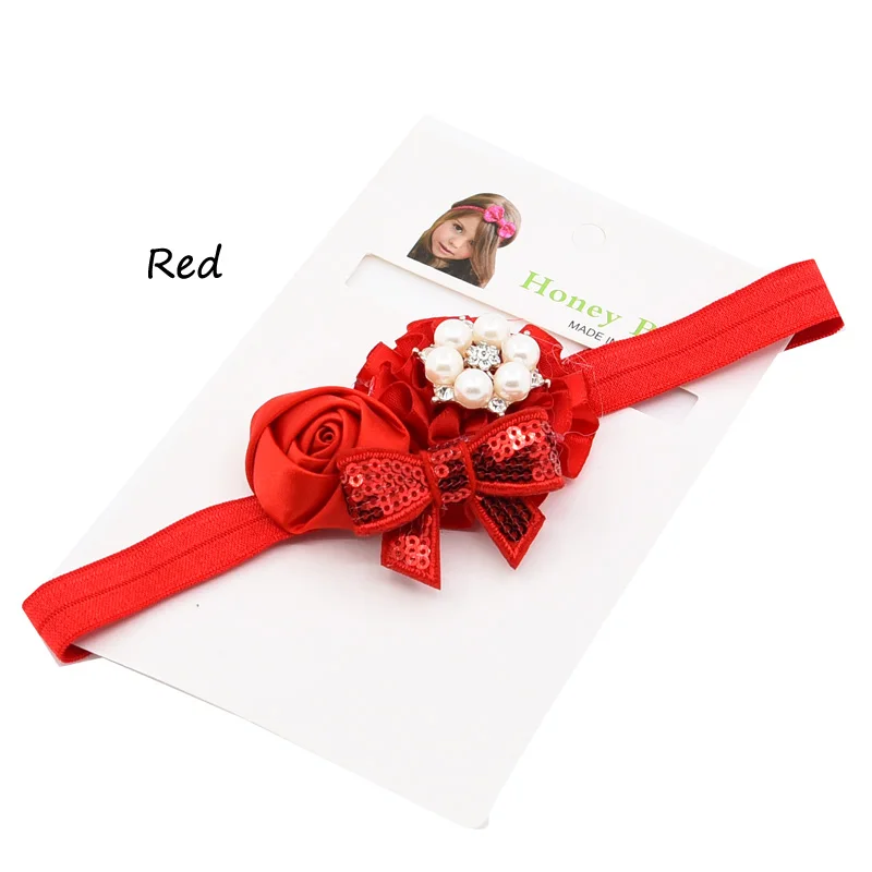 Банты для волос с блестками 1 шт.|newborn headband|baptism headbandsflower headband |