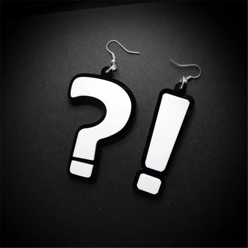 Doreen Box 3D треугольник новинка модные женские серьги капельки с кричащим знаком