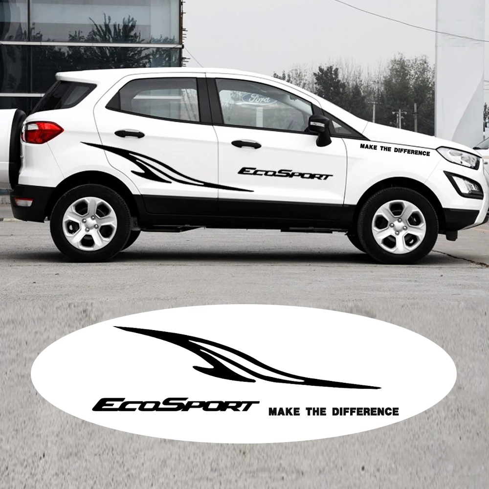 Автозапчасти для автомобиля Стайлинг для Ford EcoSport боковая наклейка на кузов автомобиля наклейка грузовик наклейки DIY декоративный автомобильный стикер аксессуары 280 см