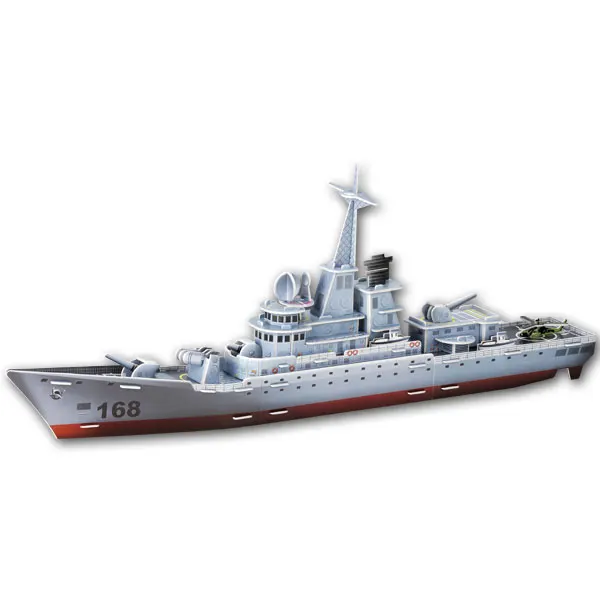 Фото 3D пазл модель из бумаги для сборки игрушка сделай сам игра ручной корабль Китая