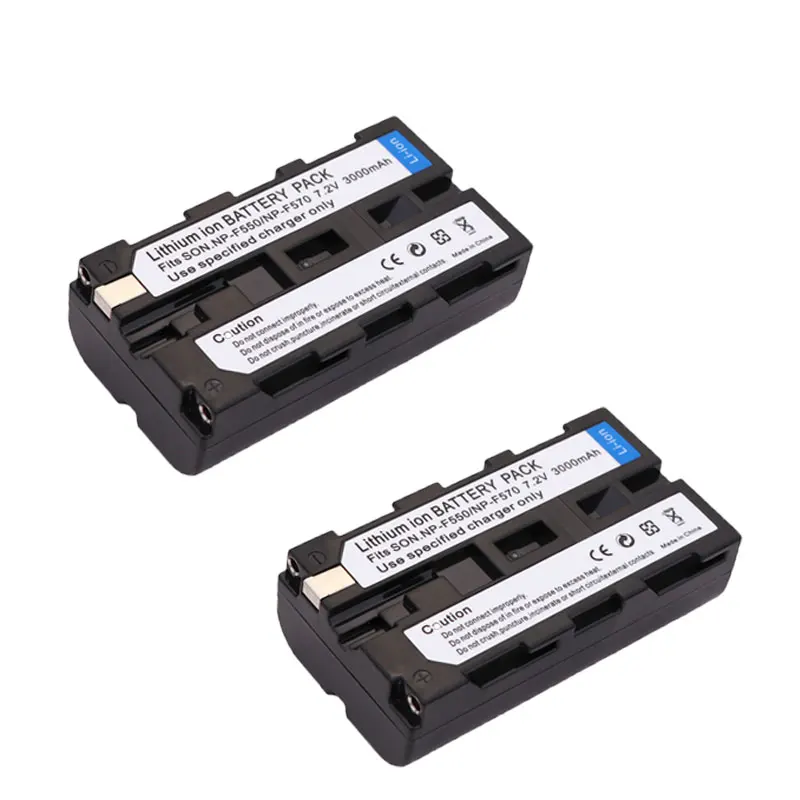 2battery 2x батареи NP-F550 NP-F330 NP-F530 NP-F570 NP-F730 NP-F750 Батарея+ ЖК-дисплей USB Зарядное устройство для sony CCD-SC55 CCD-TRV81 MVC-FD81 - Цвет: 2battery