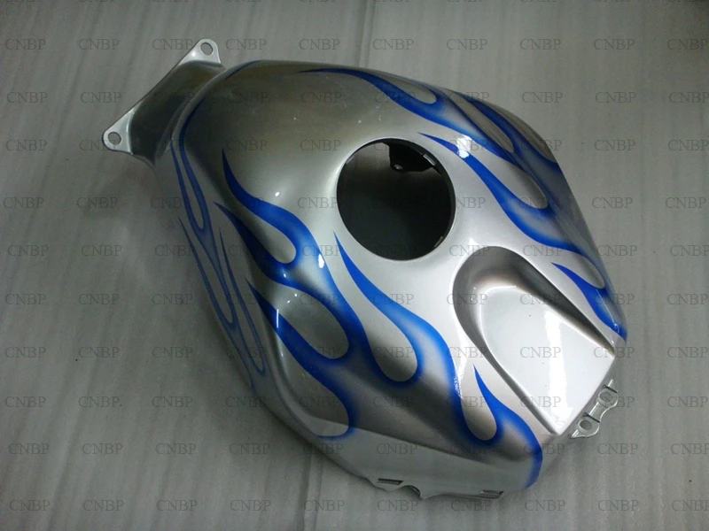 CBR 600 RR 2005 2006 Кузов для Honda CBR600RR 05 обтекатель 06 синего и серебряного цвета пламенный