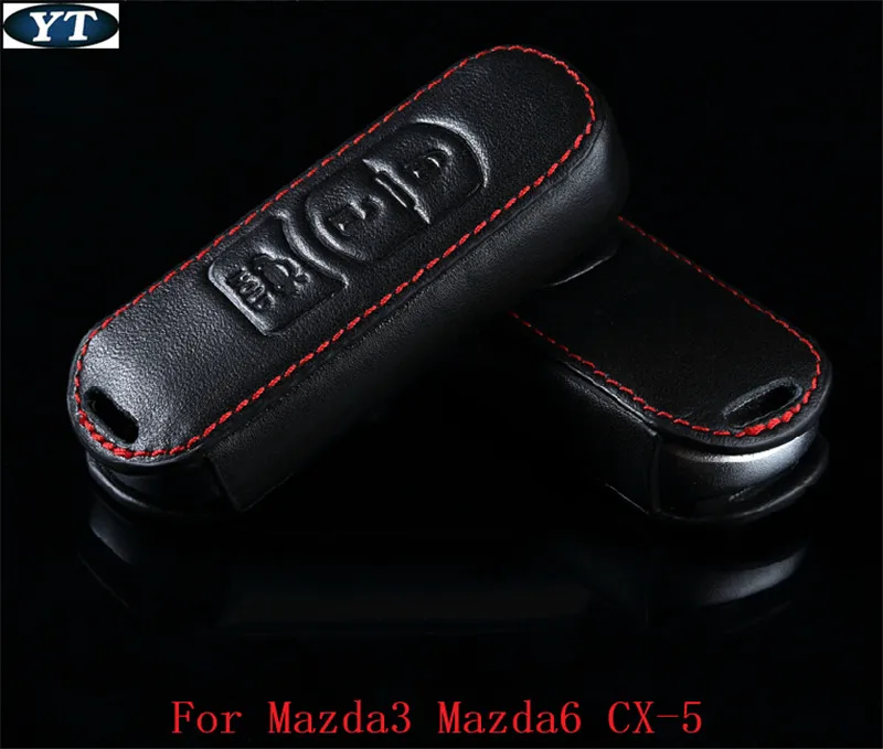 Сумка для ключей из натуральной кожи автомобильный держатель чехол Mazda 3 mazda 6