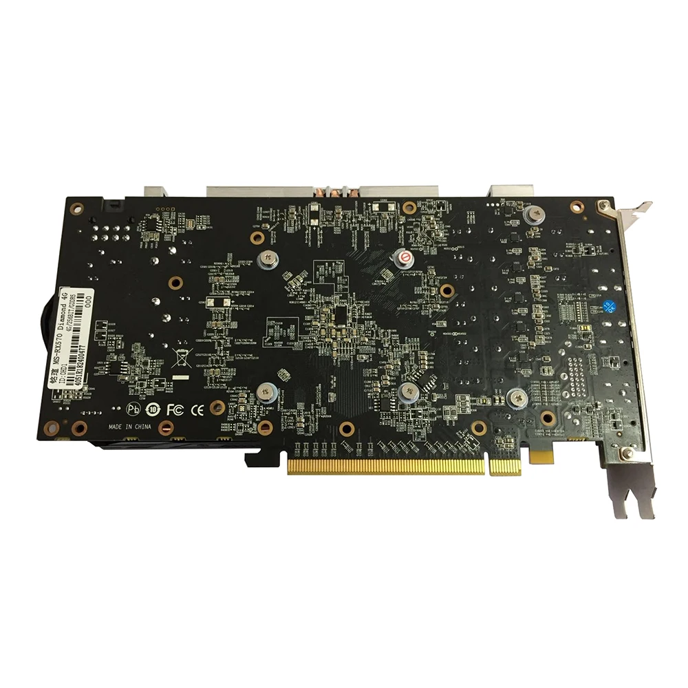 MAXSUN RX570 Diamond 4G видеокарта AMD GDDR5 256bit 29 6 30.6Mh/s 7000 МГц 1168 1244 PCI Express 3 0 графическая карта
