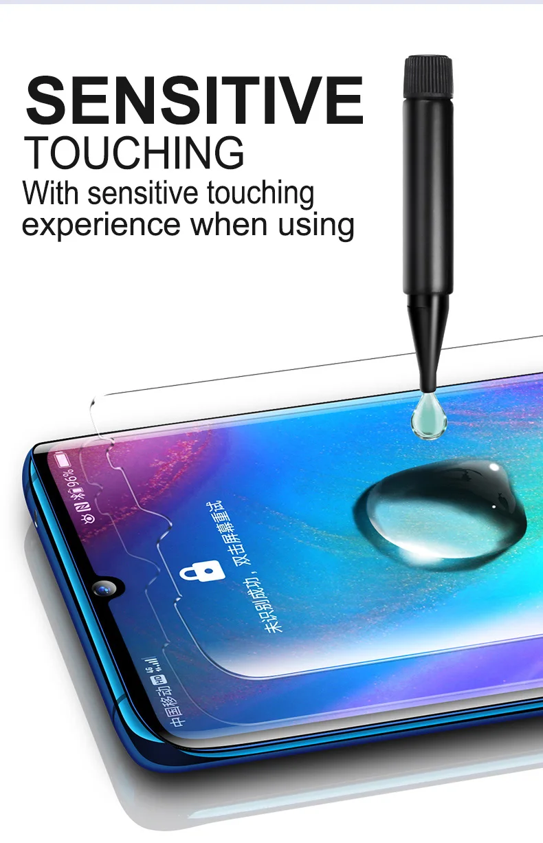 Lamorniea для huawei P30 Pro защита экрана P30 Lite УФ стекло для Oneplus 7 Pro стеклянная пленка P20 Pro mate 30 20 Pro защита