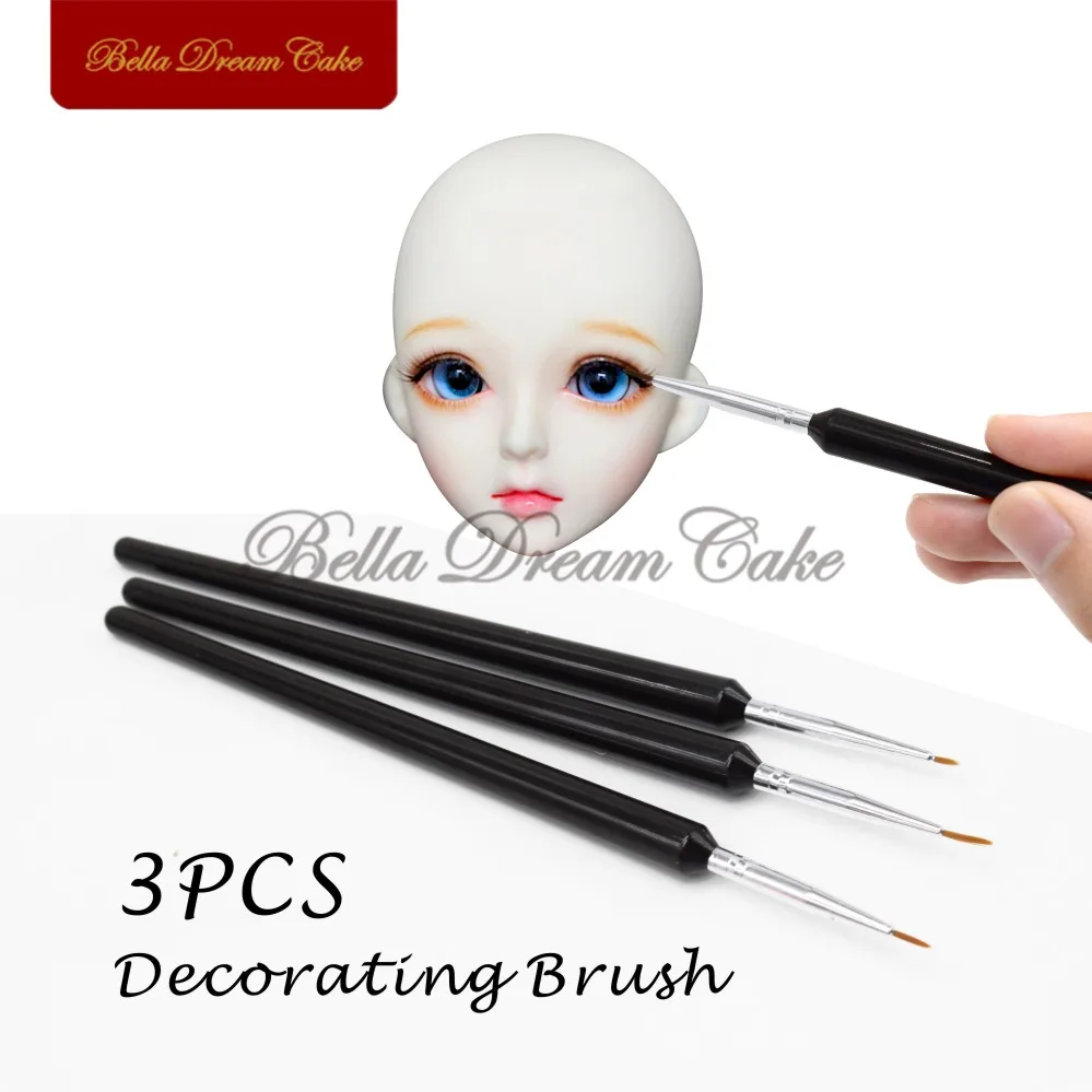3 шт./компл. ручка для придания формы торту кисточка украшения пищи капкейков