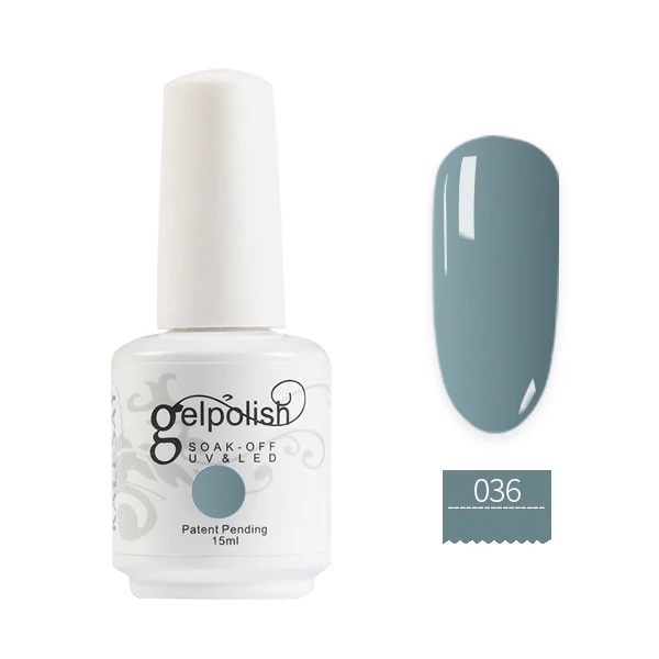 Лидер продаж Высокое качество 15 мл гель лак для ногтей бабушка серый Gelpolish Nail Art товары Top Coat Гель-лак Цвет серый лак для ногтей - Цвет: 036