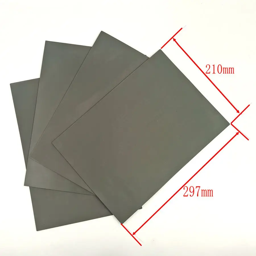 

2Pcs/lot Rubber Sheet 297*210*2.3mm A4 Size with Environmental Protection For CO2 Laser Engraving Stamp
