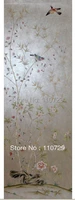 hand painted non woven wallpaper painting peony flowers birds many pictures optional