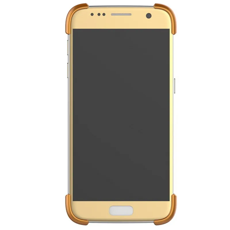 Для Samsung Galaxy S7 чехол роскошный зеркальный складной Стенд Вращающийся селфи-палка