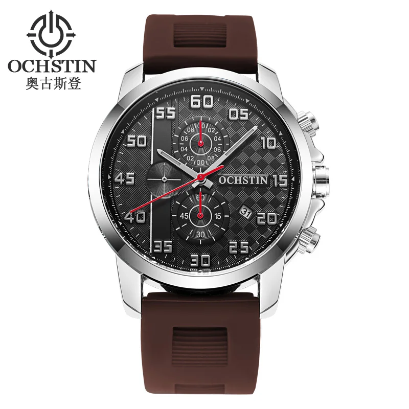 Часы мужские кварцевые с силиконовым ремешком в стиле милитари|wristwatch brand|wristwatch for