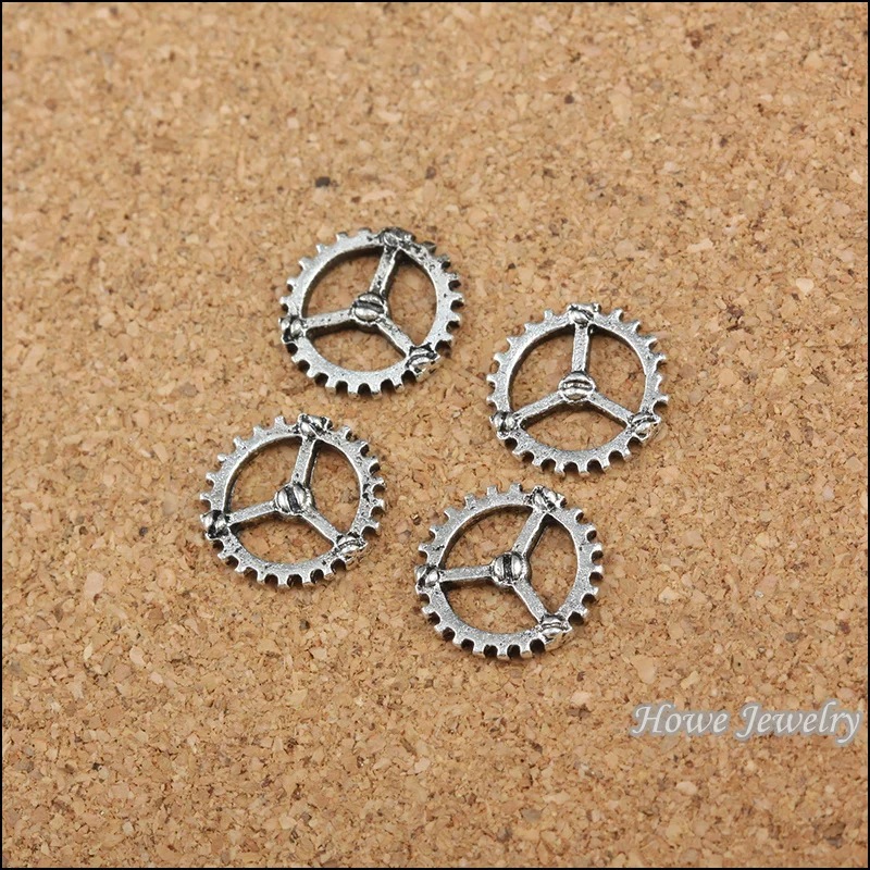 

280pcs chram vintage Steampunk gear Pendant Tibetan silver Zinc Alloy Fit Bracelet & Necklace DIY Metal Jewelry Findings 60001