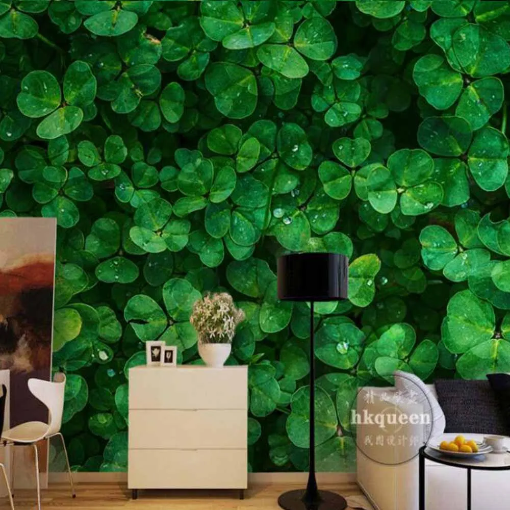 Green Leaf Leaves Plants Photo Mural 3D Wallpapers Living Room Office Restaurant TV Backround Murals Wall Paper Rolls Landscape |