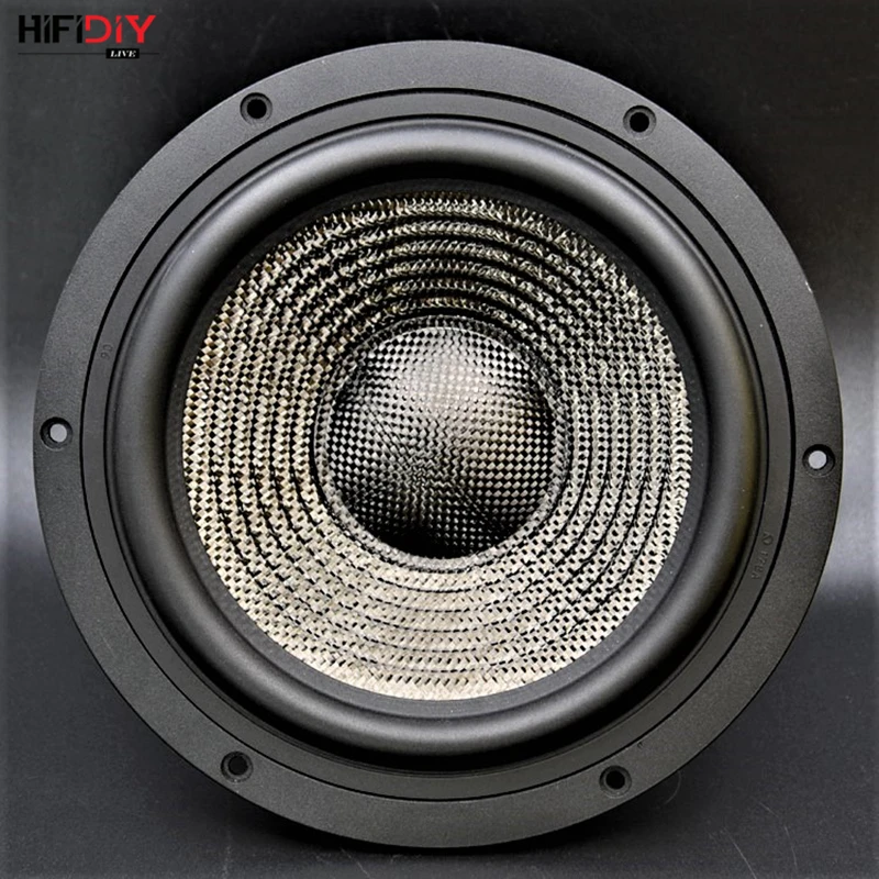 HIFIDIY LIVE AUDIO 8 дюймов 8," Midbass НЧ динамик 8OHM 160 Вт литой Алюминиевый Fram углеродное волокно громкоговоритель T8-225A