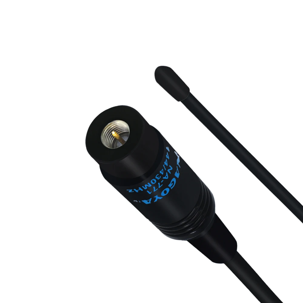Оригинал Nagoya мягкая двухдиапазонная антенна для Baofeng Yaesu NA 771 144/430 МГц SMA M TYT 1 2 4