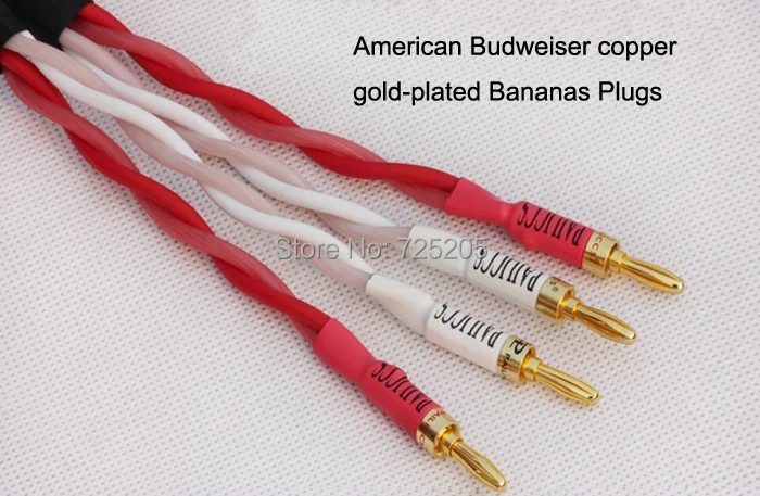IWISTAO HIFI акустический кабель с японским источником Canare 4S12F Американский Budweiser