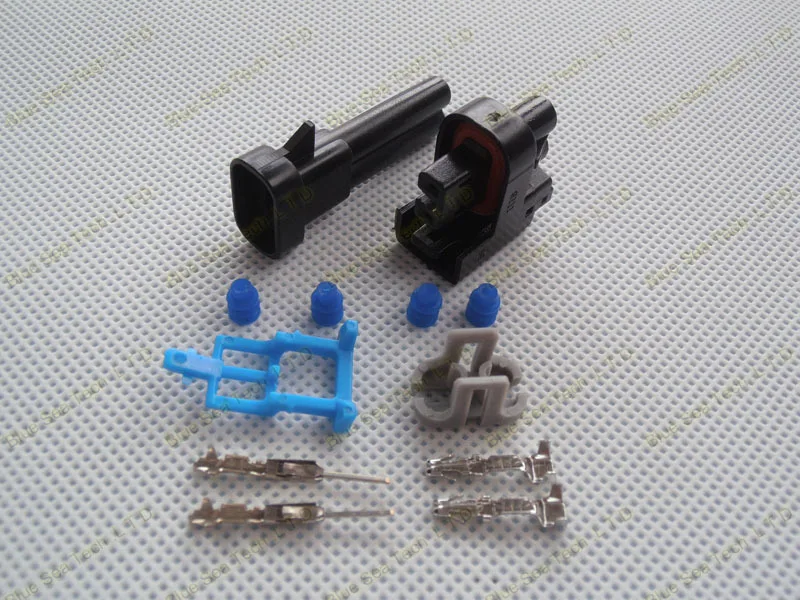 Образец 2 комплекта штырька разъем топливного распылителя автомобильный