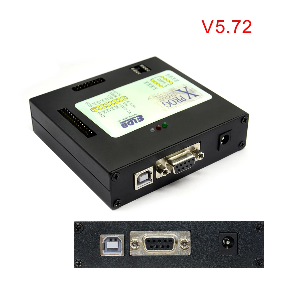 Горячая XPROG M V5.72 ЭБУ чип программист Тюнинг инструмент с полным Адаптеры в