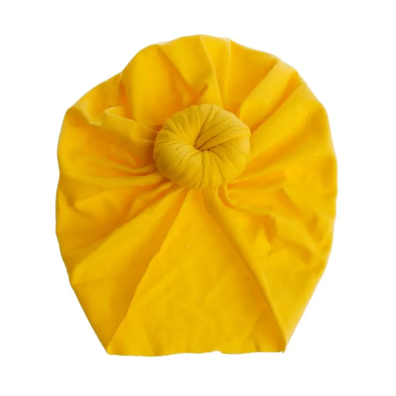 DY Baby Turban Top Knot Hat Toddler Kids Boy Girl India Beanie Hat Lovely Soft Newborn Headwear Photography Props Accessories - Цвет: DY