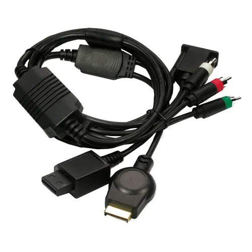 AV HDTV TV/PC Monitor VGA Component Cable for Nintendo Wii/Sony PS3 Console |