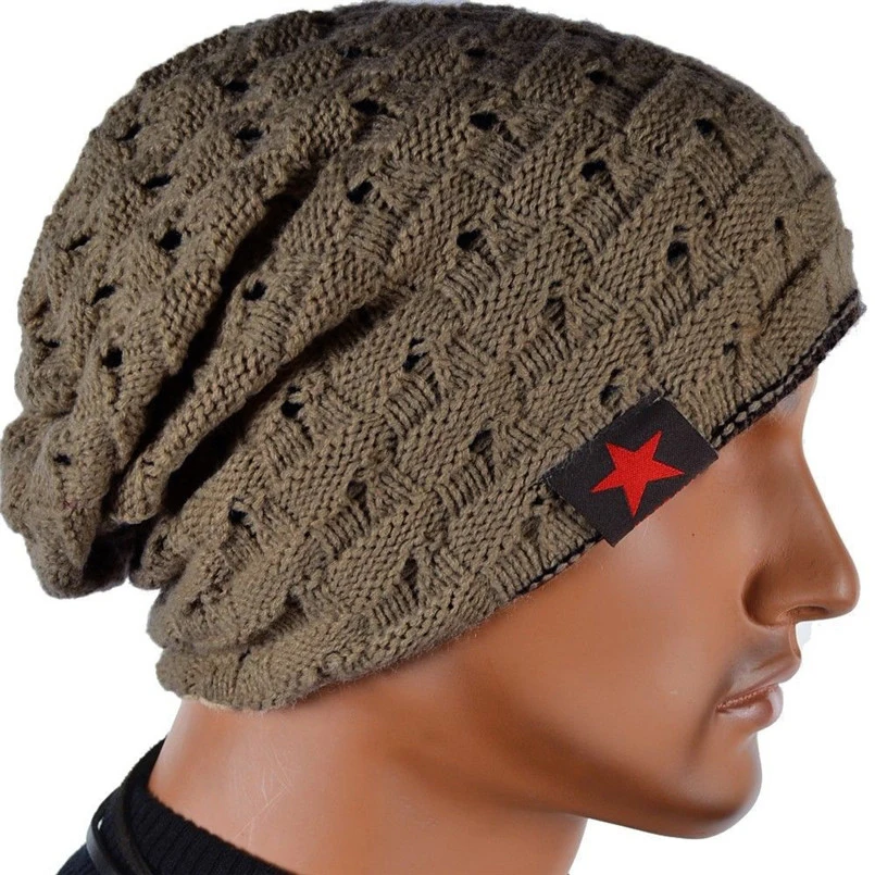 

VIIANLES Winter Skullies Warm New Fashion Beanies For Men Chunky Women Knit Beanie Reversible Baggy Snow Cap Unisex Hat