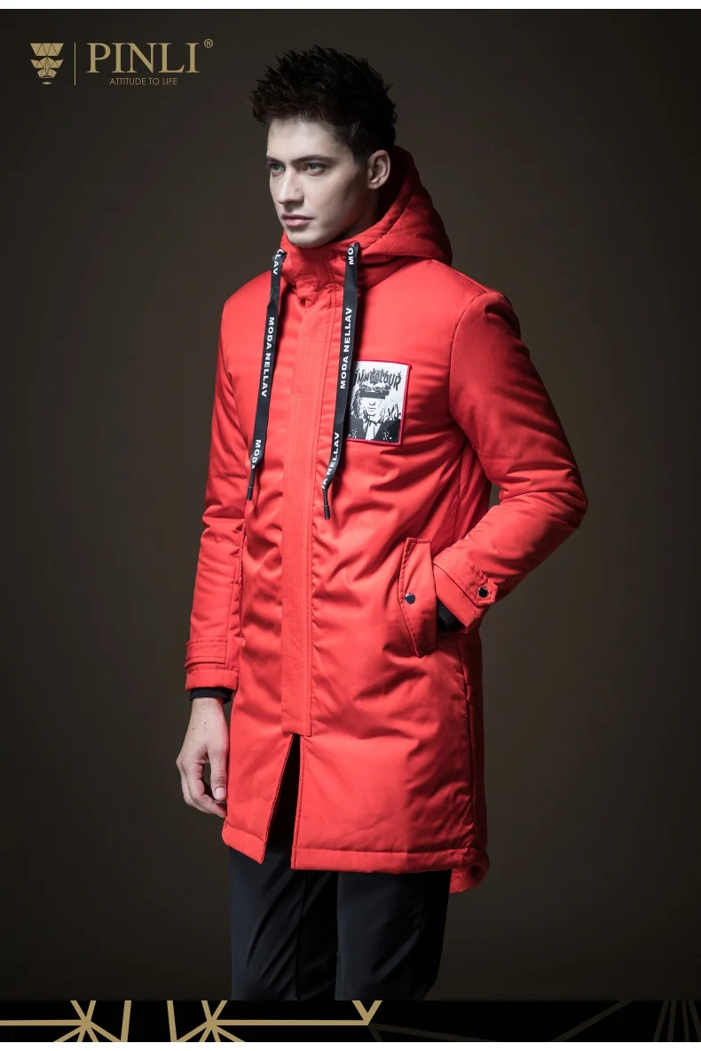 Зимние куртки, мужские куртки, Chaquetas Hombre Casacos, мужская куртка, Pinli Pin Li, новая мужская одежда, костюм, Молодежная шапка средней длины, B184305608