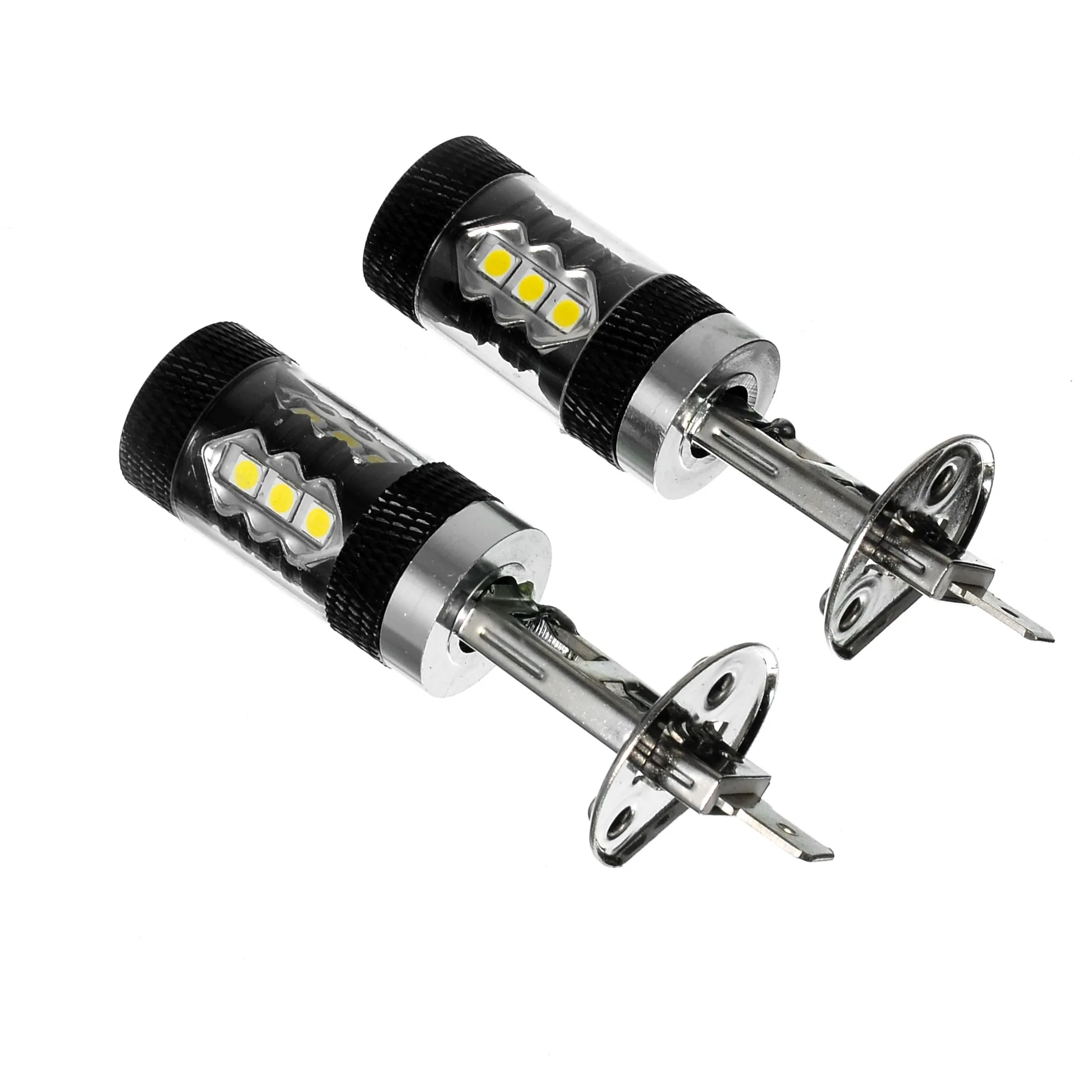 2 шт./компл. автомобильный противотуманный светильник H1 80W 3030 16SMD высокомощный