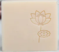 size 3x2cm Рисунок лотоса мыло ручной работы штамп прозрачный Diy натуральный акрил органическое декоративное мыло изготовление на заказ Печать - Цвет: size 3x2cm