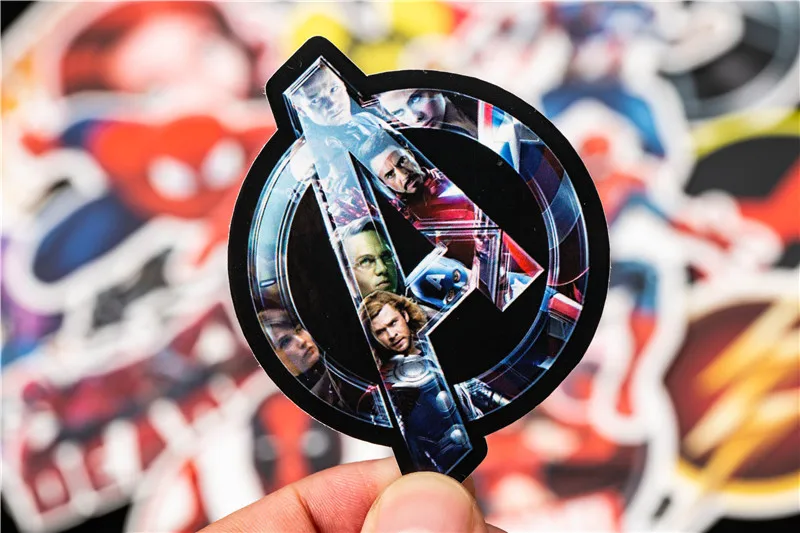 31 шт. супер герой наклейки Marvel персонажи фильмов стикер для DIY багаж ноутбук скейтборд мотоцикл аниме стикер