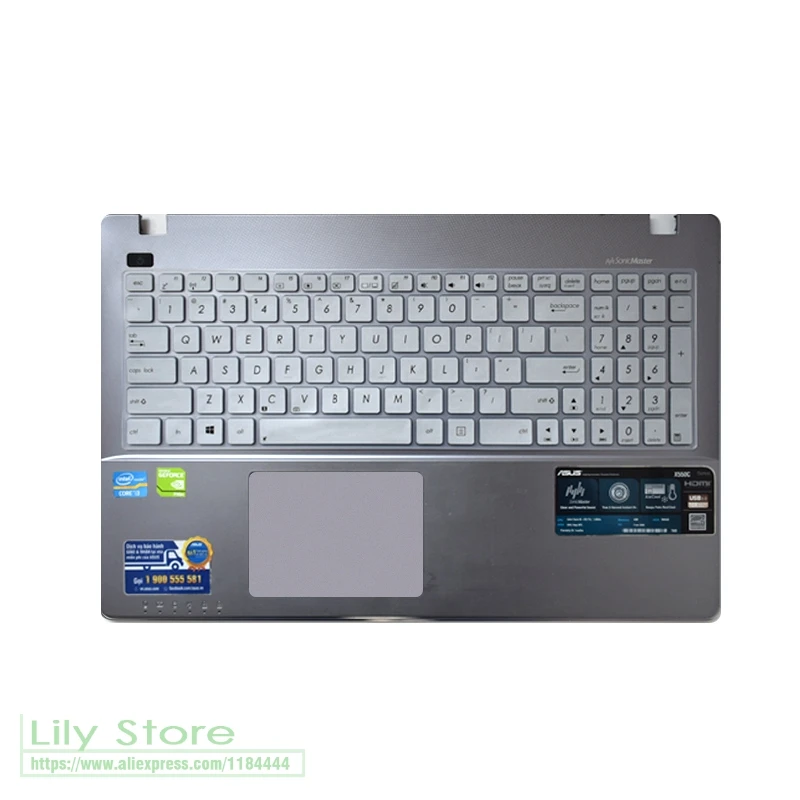 15 дюймов Силиконовая клавиатура для ноутбука Защитная пленка для Asus X556U A55X A56C A73 A550X A550C A550JK A550LA550DP A555LD Y581 Y582