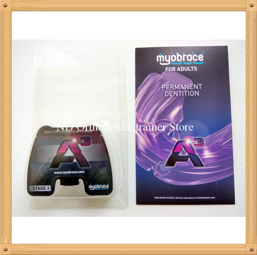 Myobrace ортодонтический прибор для A3 стоматологический ортодонтический фиксатор MRC стоматологический зубной тренажер A3, способный преодолевать Броды для взрослых