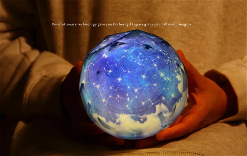 Constellation Ночник, проектор, планета, диммируемая светодиодная лампа, звезды, земля, проектор, 360 градусов, вращающийся, удивительный подарок для детей на Рождество, год - Испускаемый цвет: Constellation