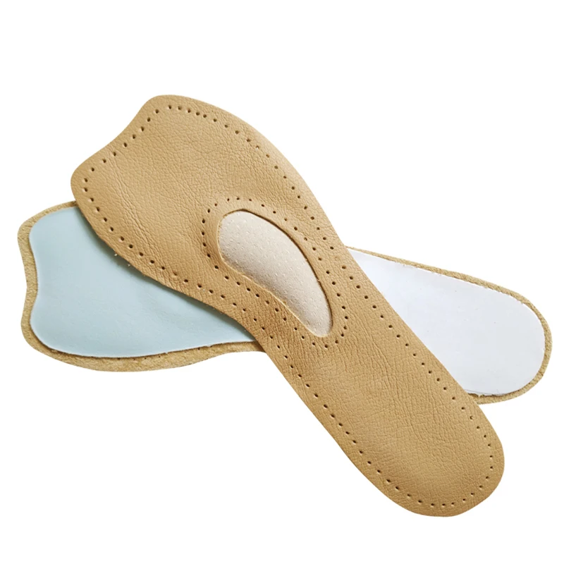Женские ортопедические стельки Удобные из плюсневой кожи для обуви на высоком