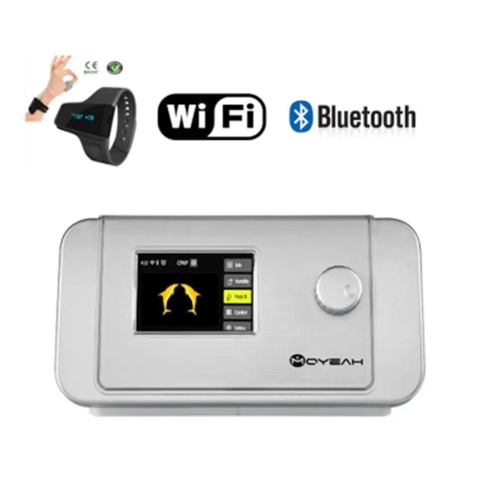MOYEAH Bipap машина CPAP T-25A медицинское оборудование с анти храп помощь сна часы и Wi-Fi Интернет подключен
